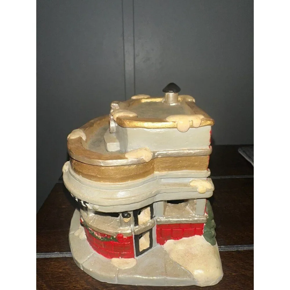 RARE California Creations Ceramic Christmas‎ Village “Flos Drive-In”